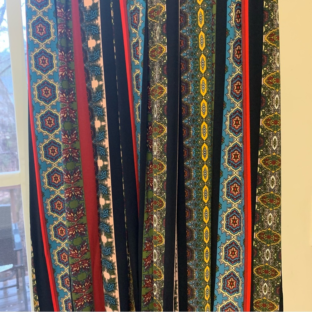 New T Tahari Multi Colored Flowy Maxi Dress - Picture 5 of 16